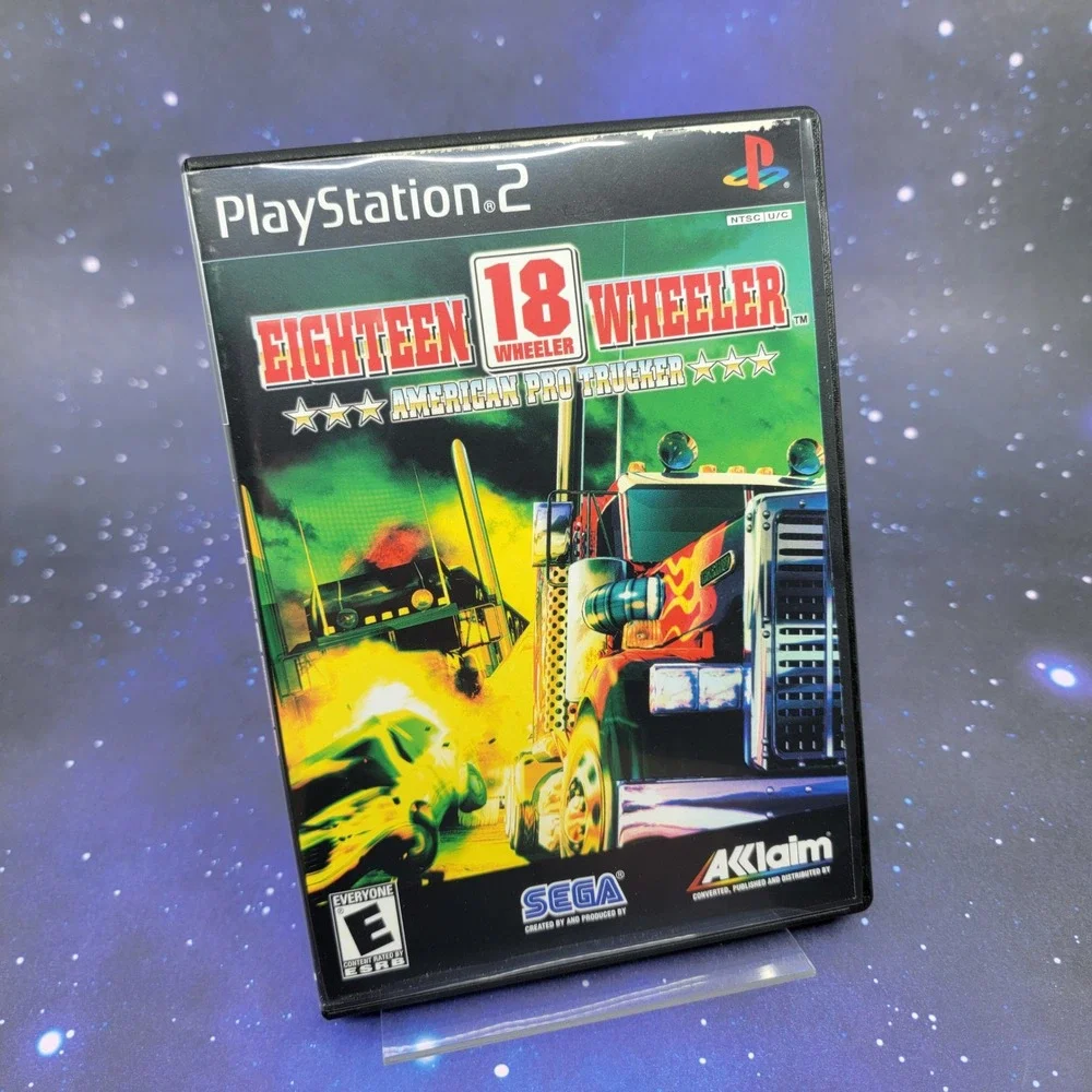18 Wheeler American Pro Trucker PS2 PlayStation 2 Sega Acclaim Complete CIB